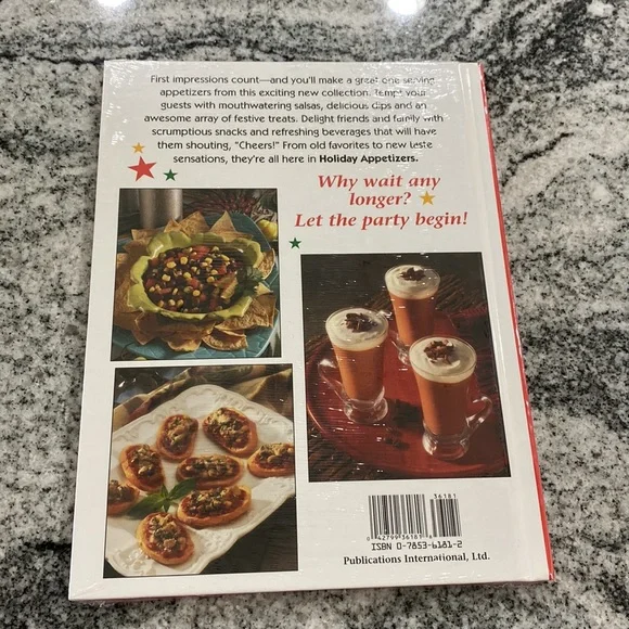NEW In Wrapping Holiday Appetizers Cookbook! - Picture 2 of 2